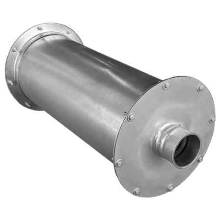 Us Duct Clamp Together Silencer, 14" Dia, Galv, GA SS14.G